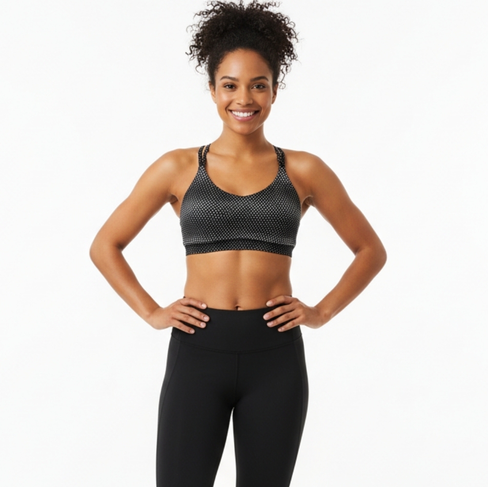 Forever 21 Black and White Sports Bras Intimates
